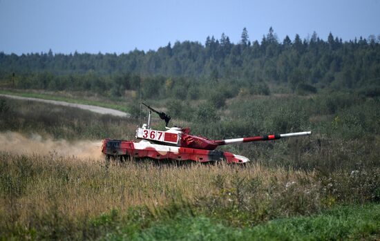 Russia Army Games Tank Biathlon