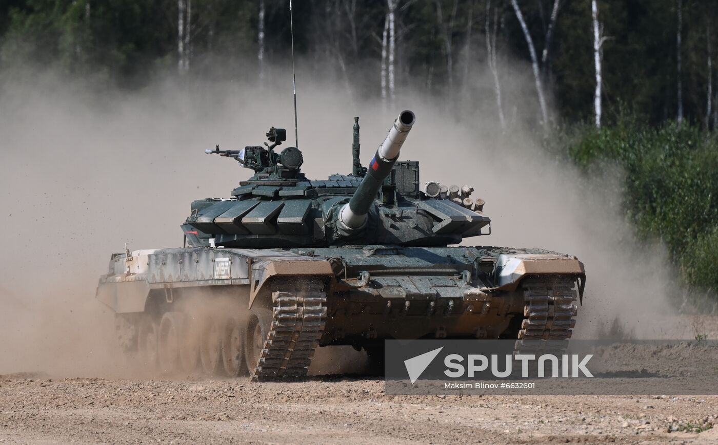 Russia Army Games Tank Biathlon