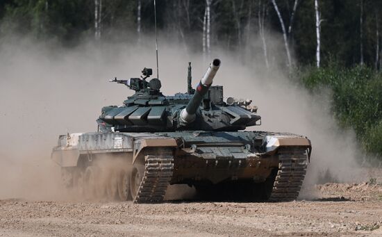 Russia Army Games Tank Biathlon