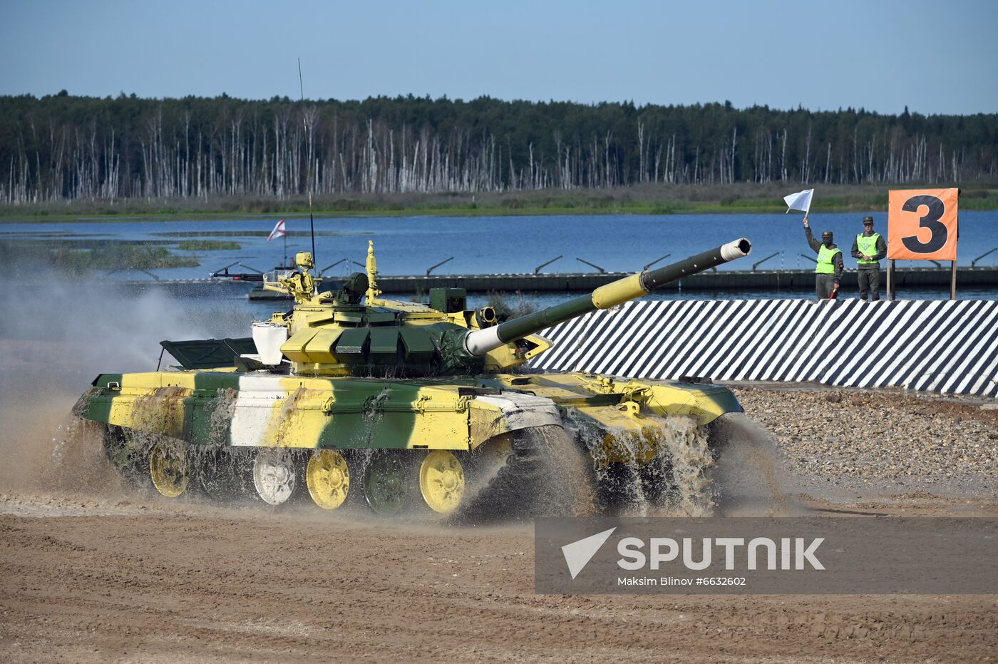 Russia Army Games Tank Biathlon