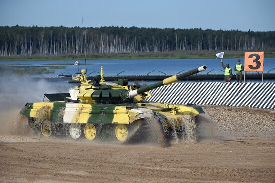Russia Army Games Tank Biathlon