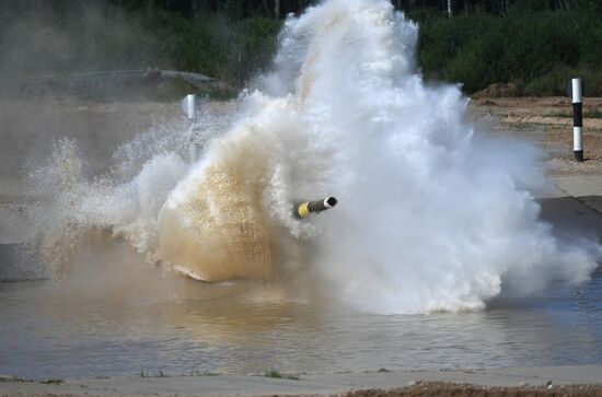Russia Army Games Tank Biathlon