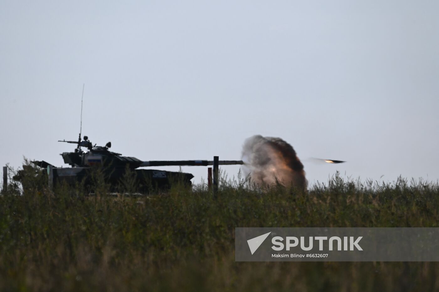 Russia Army Games Tank Biathlon