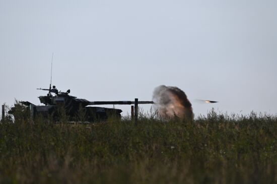 Russia Army Games Tank Biathlon