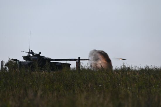 Russia Army Games Tank Biathlon