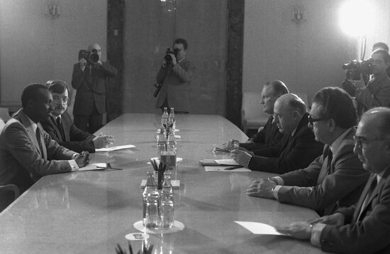 Parliamentary delegation of People's Republic of Benin visits USSR