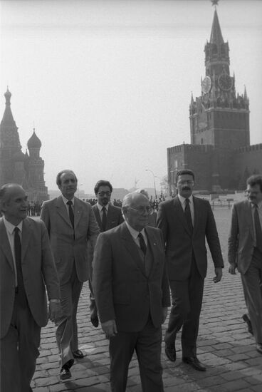 Chairman of Argentine National Congress's Chamber of Deputies Juan Carlos Pugliese visits USSR