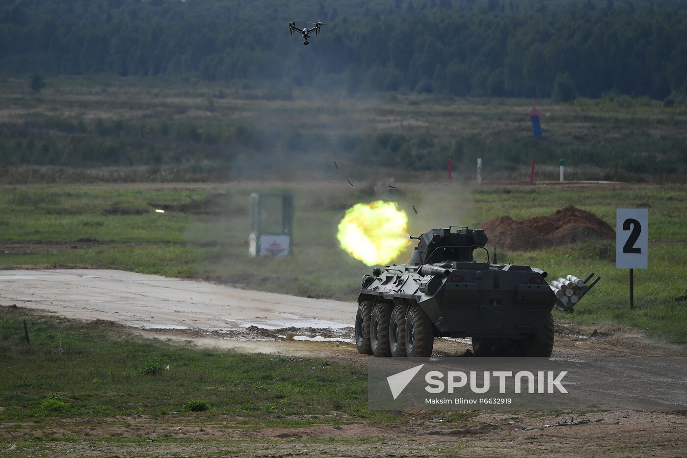 Russia Army Games Tank Biathlon