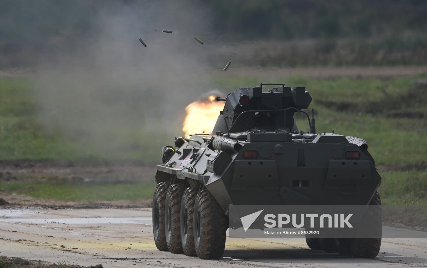 Russia Army Games Tank Biathlon