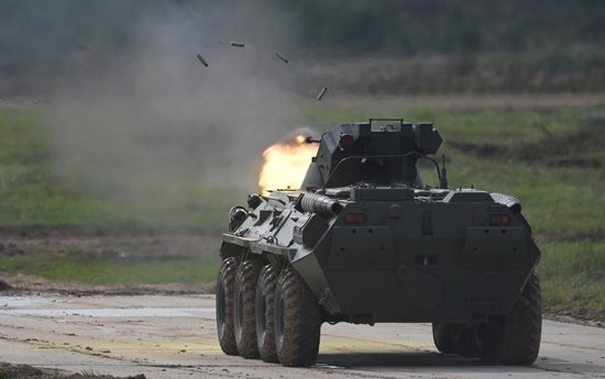 Russia Army Games Tank Biathlon