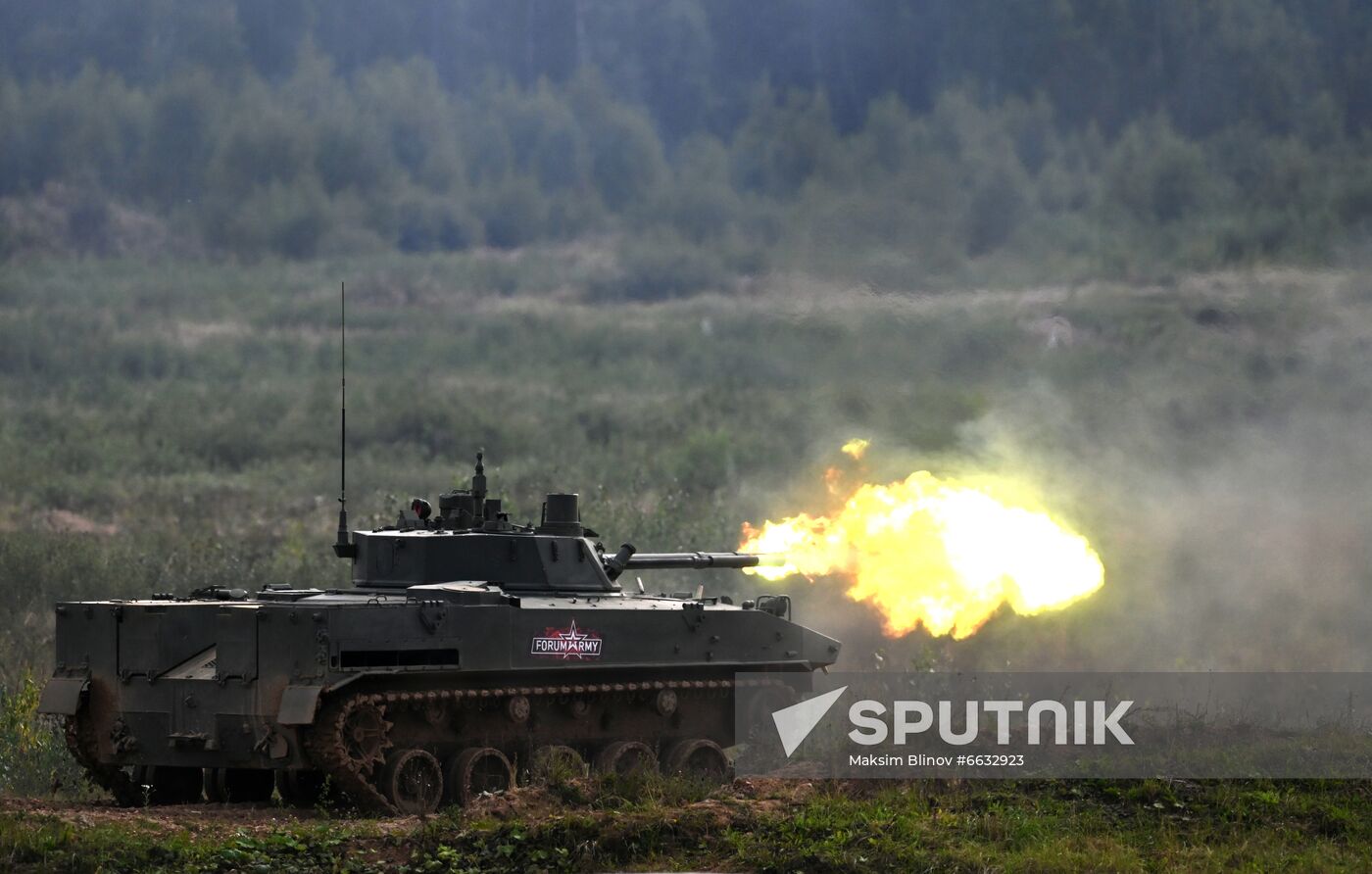 Russia Army Games Tank Biathlon