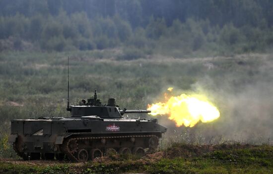 Russia Army Games Tank Biathlon