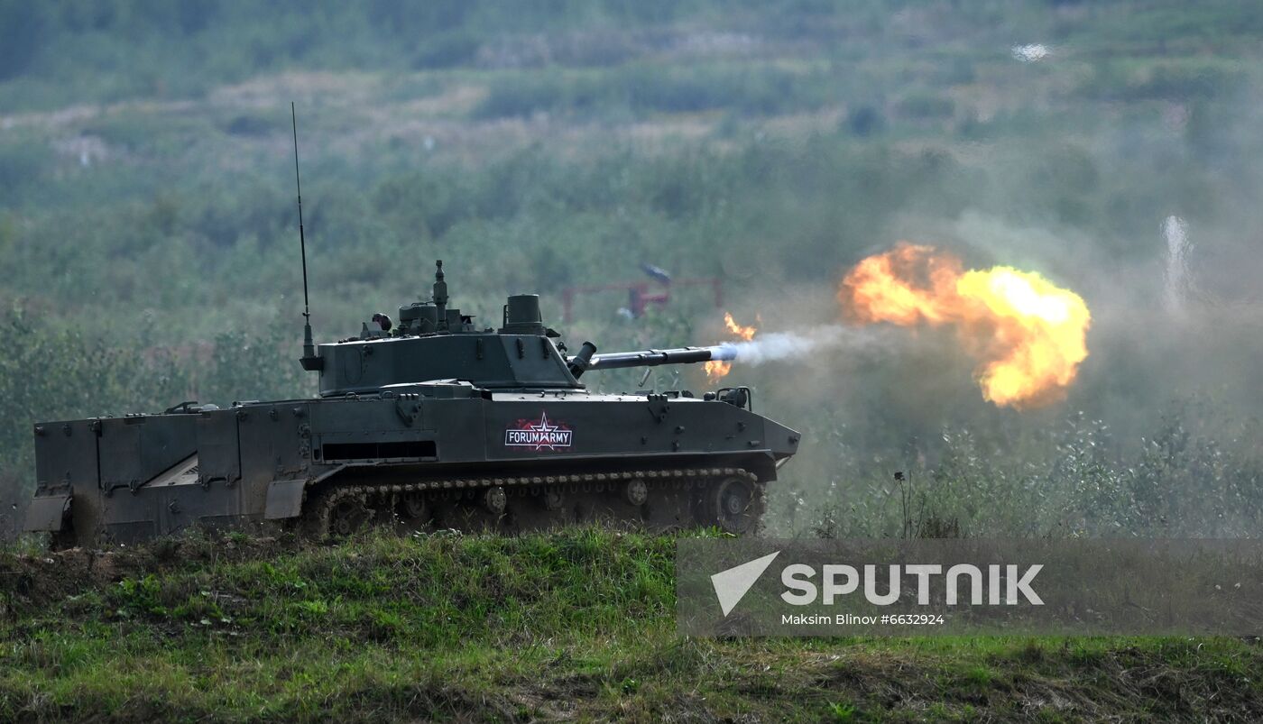 Russia Army Games Tank Biathlon