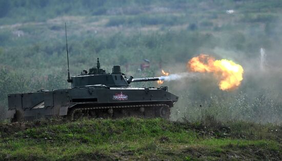 Russia Army Games Tank Biathlon