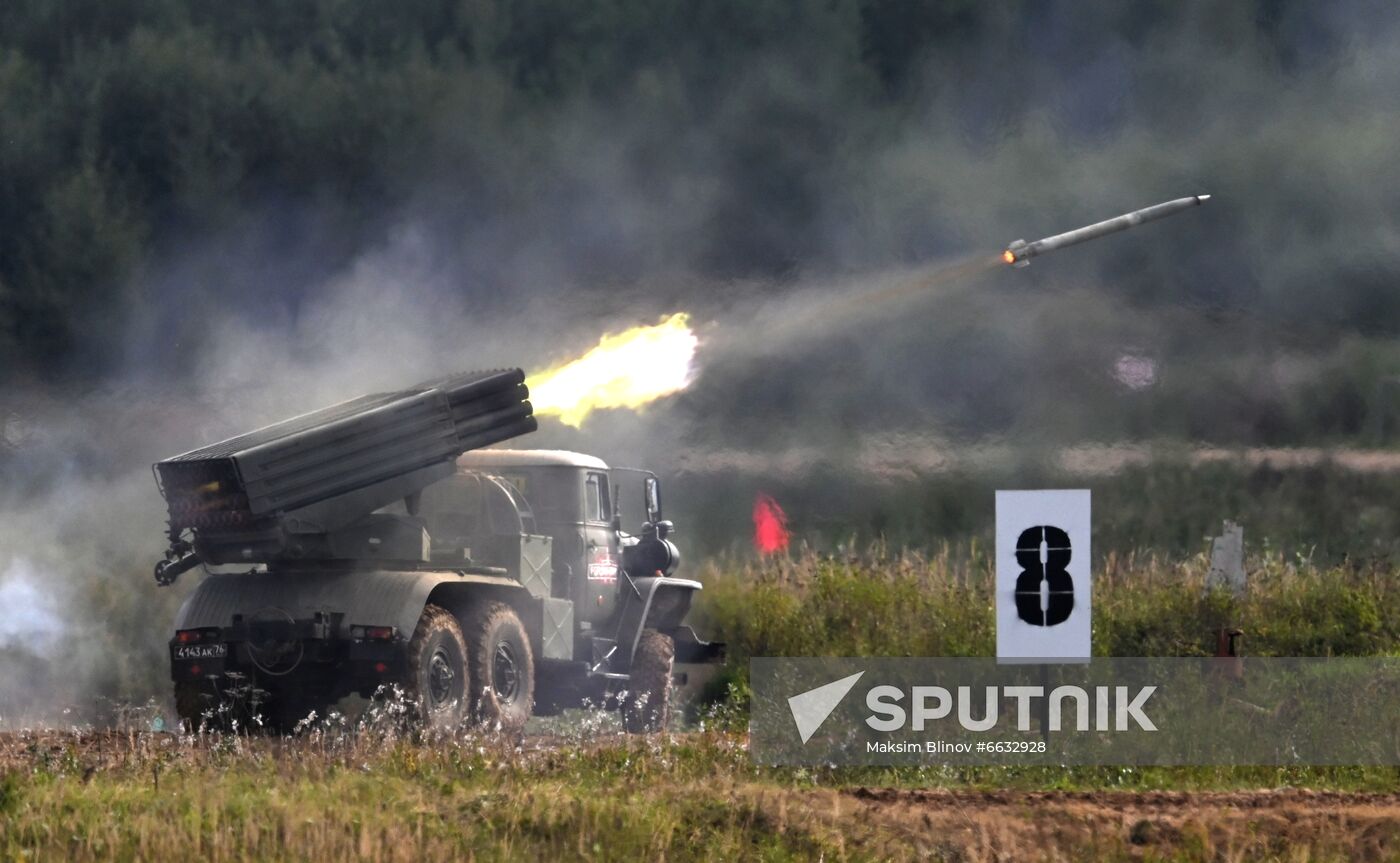 Russia Army Games Tank Biathlon