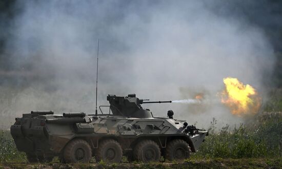 Russia Army Games Tank Biathlon