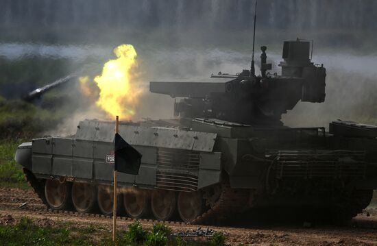 Russia Army Games Tank Biathlon