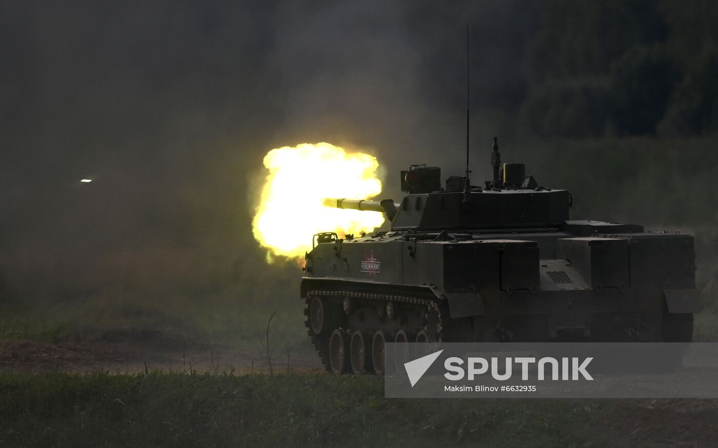 Russia Army Games Tank Biathlon