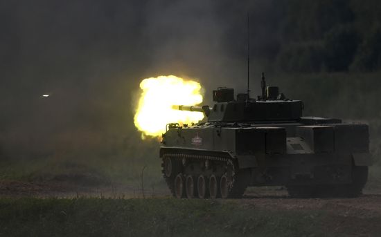 Russia Army Games Tank Biathlon