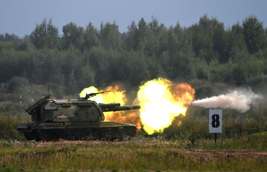 Russia Army Games Tank Biathlon