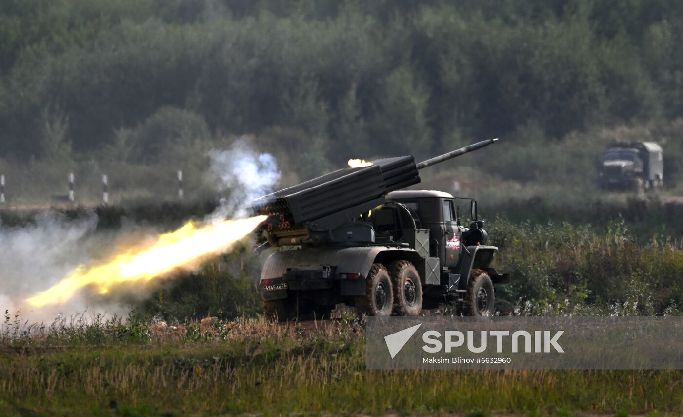 Russia Army Games Tank Biathlon
