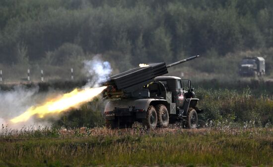 Russia Army Games Tank Biathlon