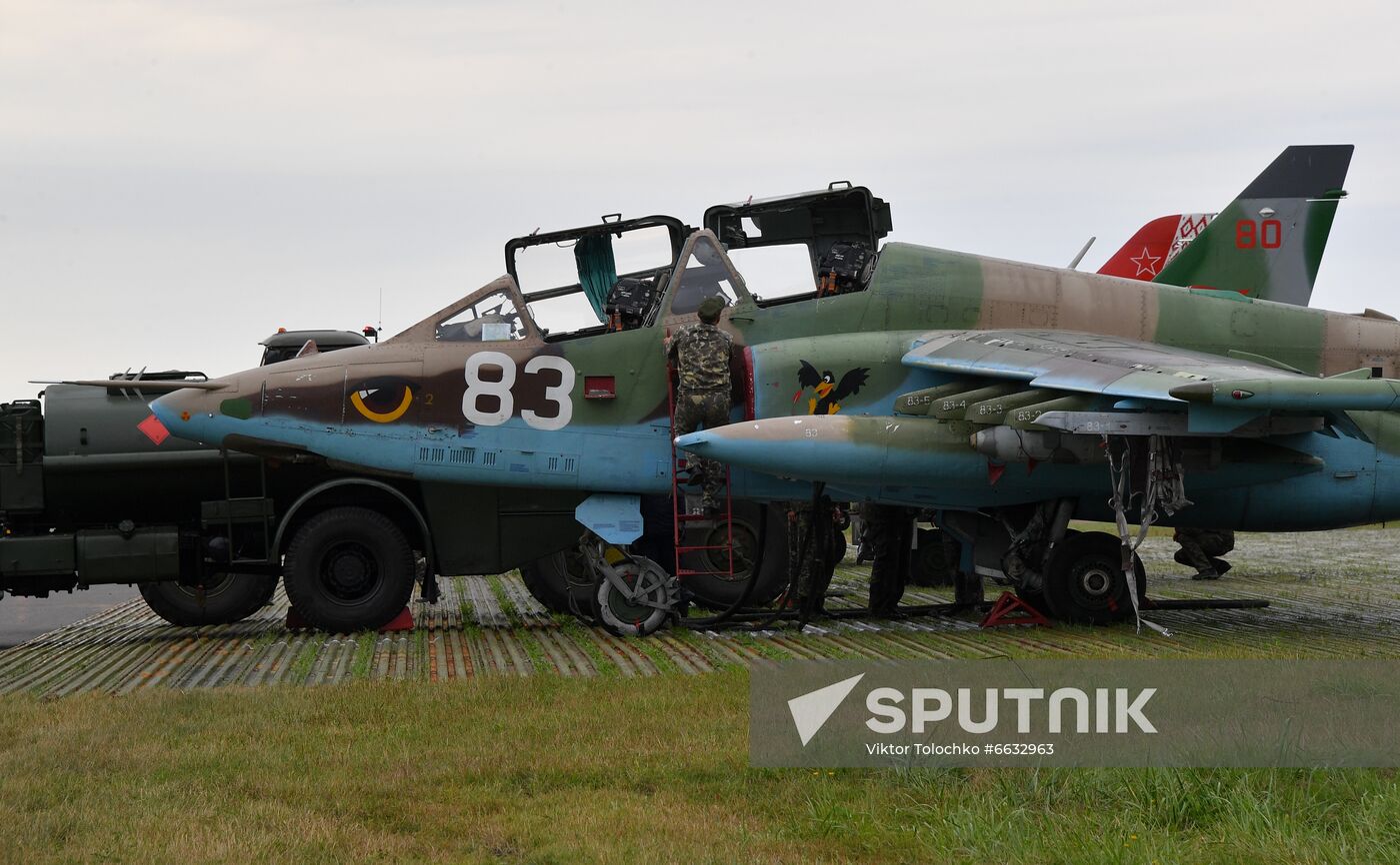 Belarus Air Force Drills