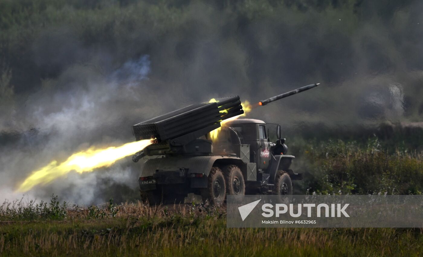 Russia Army Games Tank Biathlon