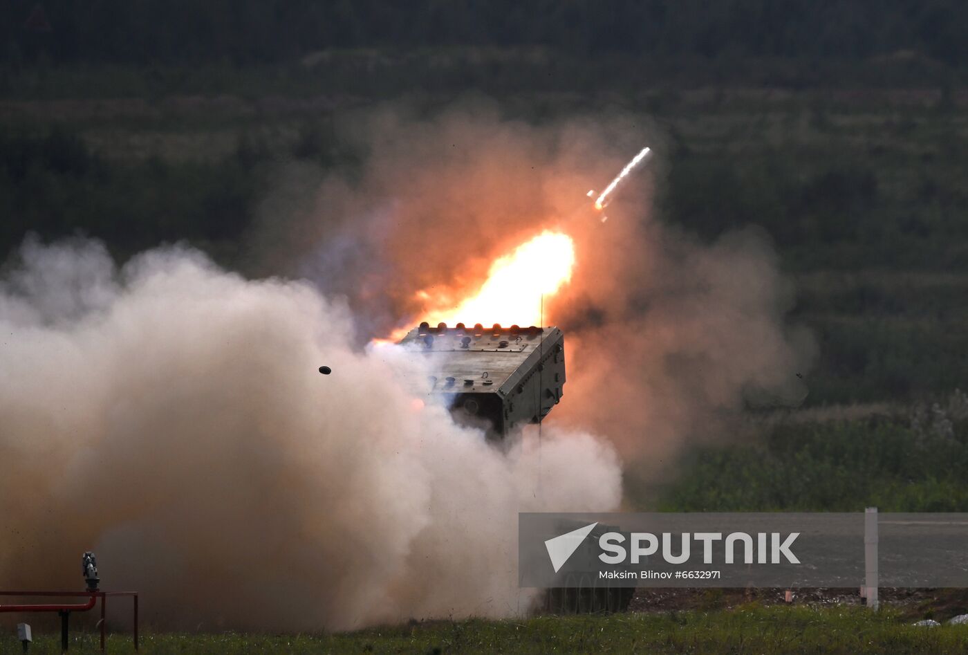 Russia Army Games Tank Biathlon