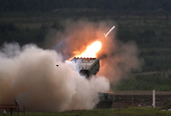 Russia Army Games Tank Biathlon