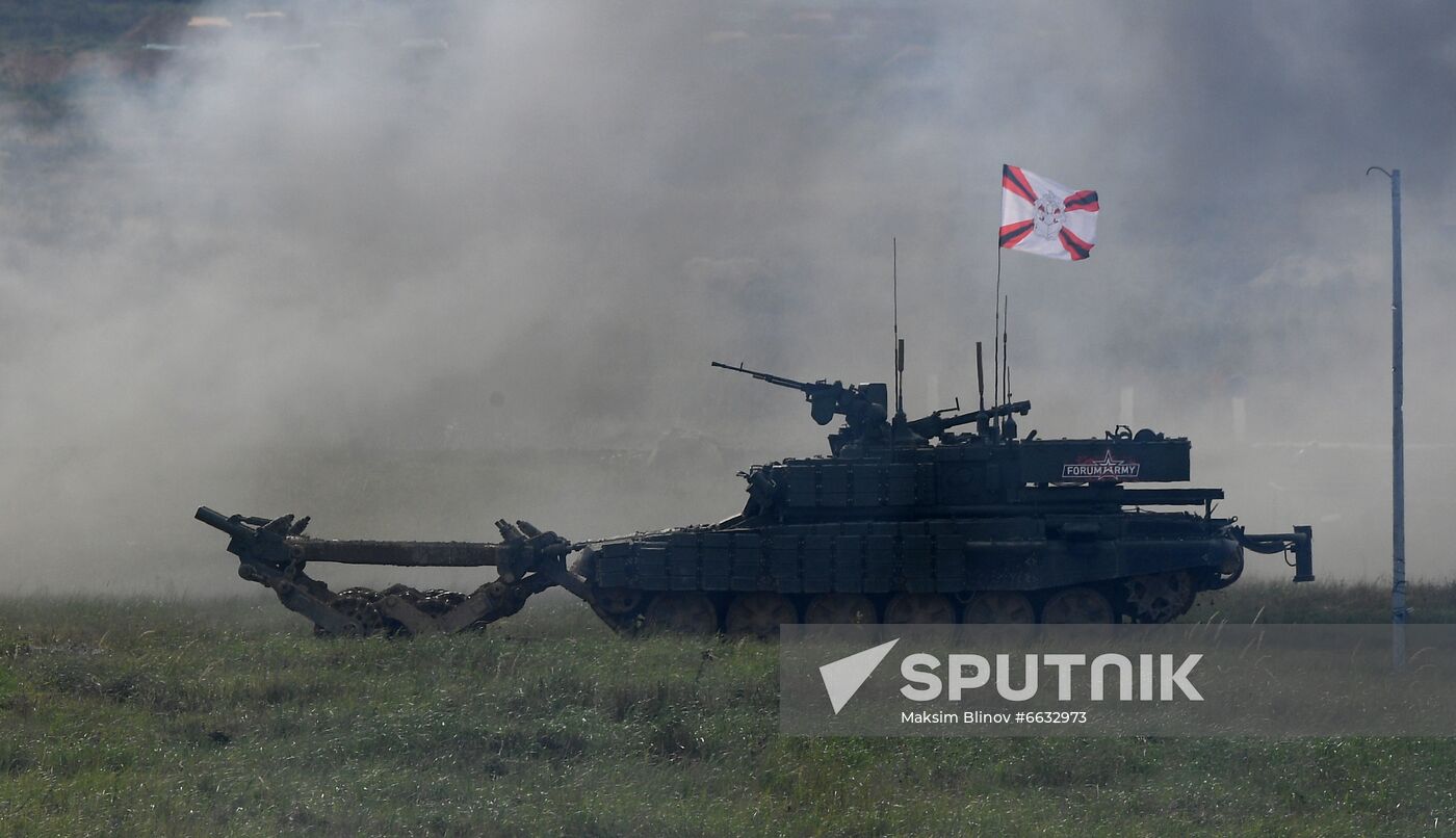 Russia Army Games Tank Biathlon