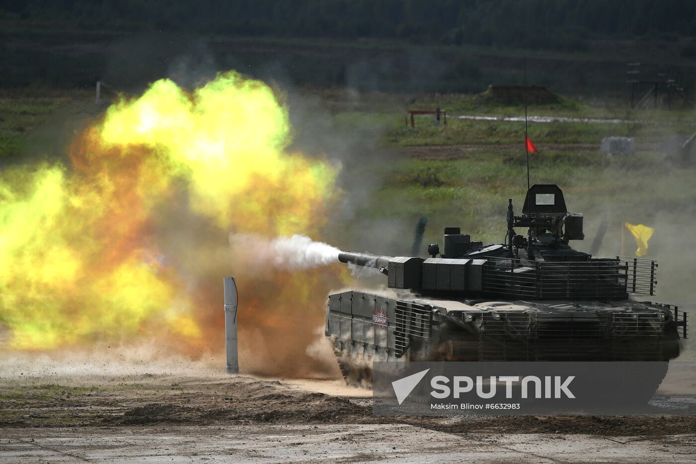 Russia Army Games Tank Biathlon