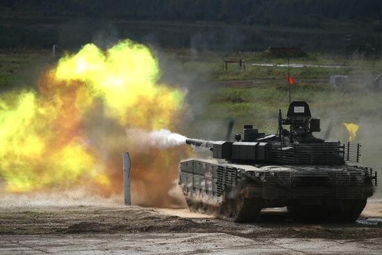 Russia Army Games Tank Biathlon