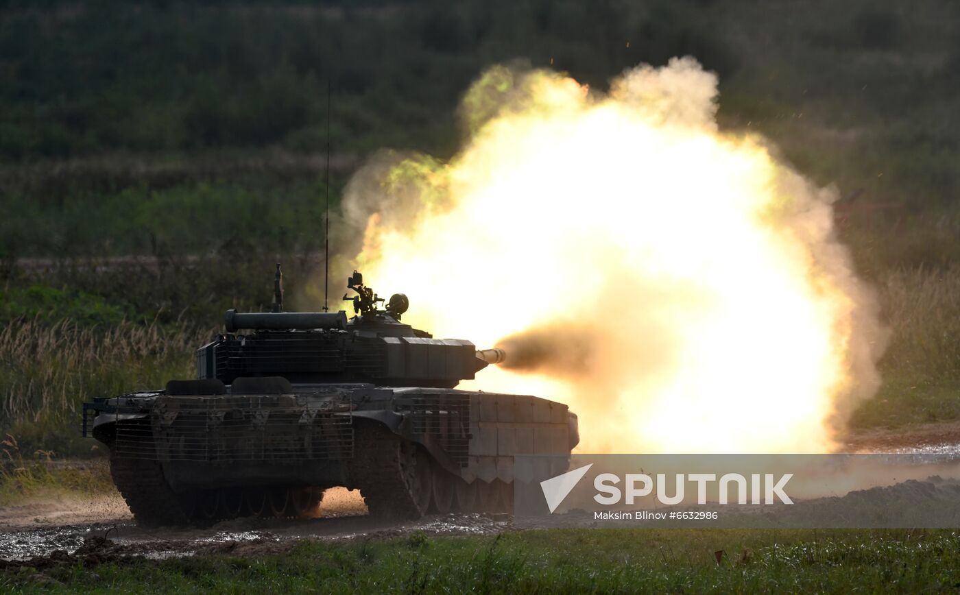 Russia Army Games Tank Biathlon
