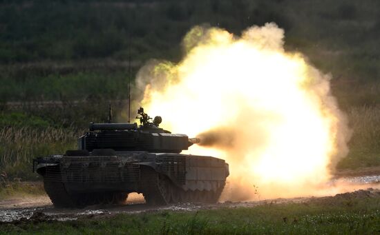 Russia Army Games Tank Biathlon