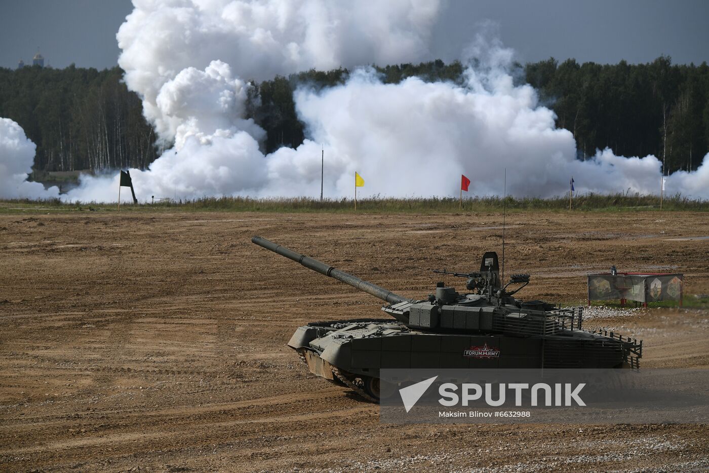 Russia Army Games Tank Biathlon