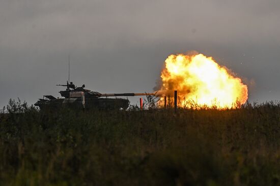 Russia Army Games Tank Biathlon