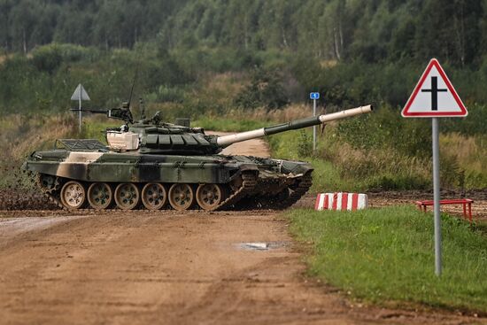 Russia Army Games Tank Biathlon