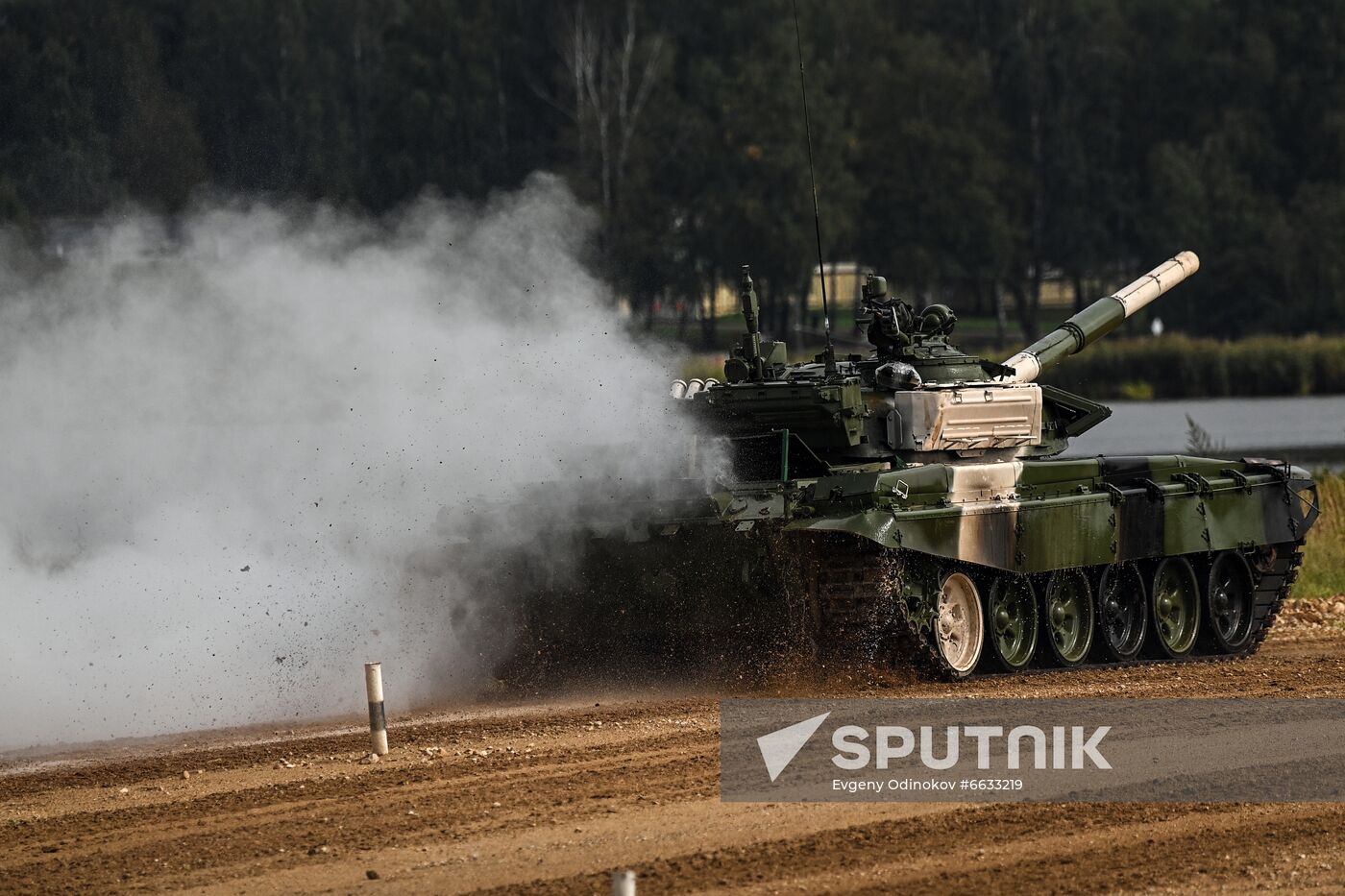 Russia Army Games Tank Biathlon