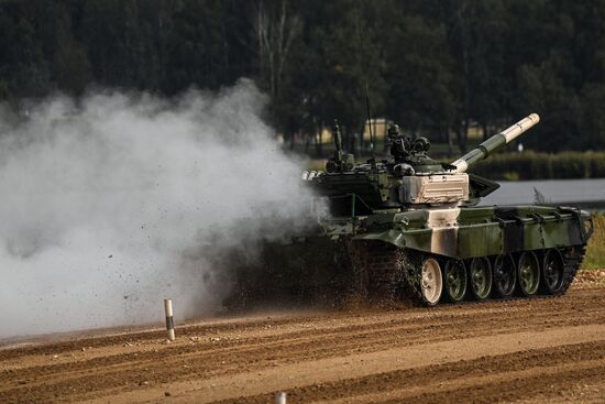 Russia Army Games Tank Biathlon