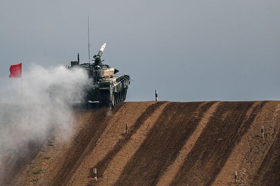 Russia Army Games Tank Biathlon