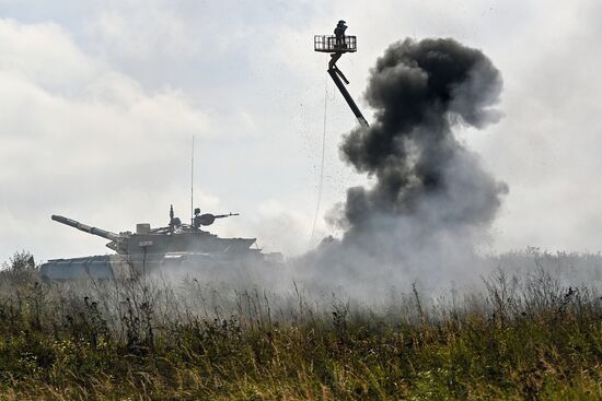 Russia Army Games Tank Biathlon