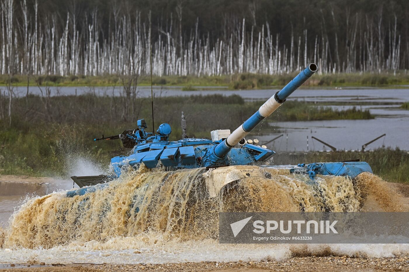 Russia Army Games Tank Biathlon