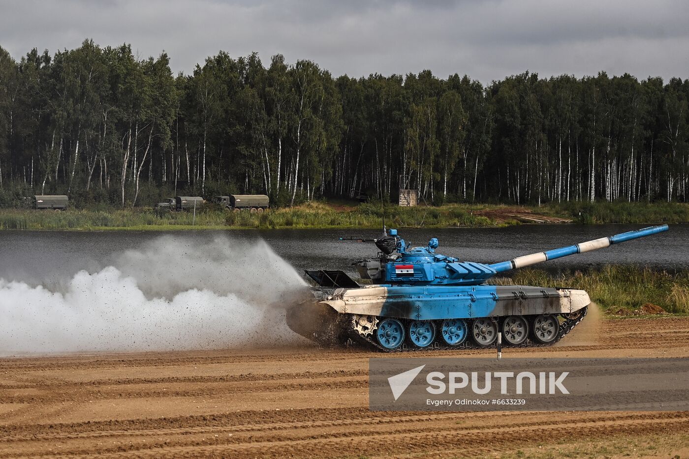 Russia Army Games Tank Biathlon