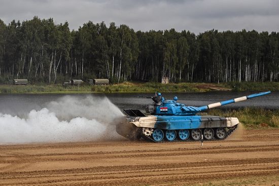 Russia Army Games Tank Biathlon