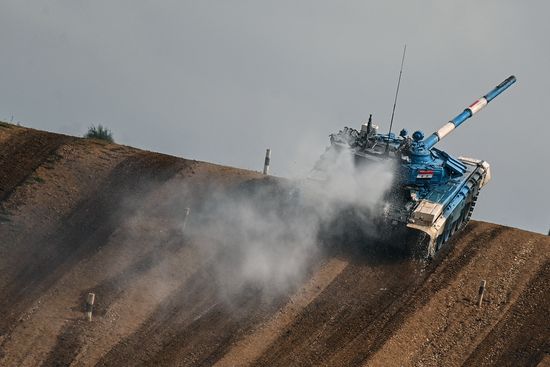 Russia Army Games Tank Biathlon