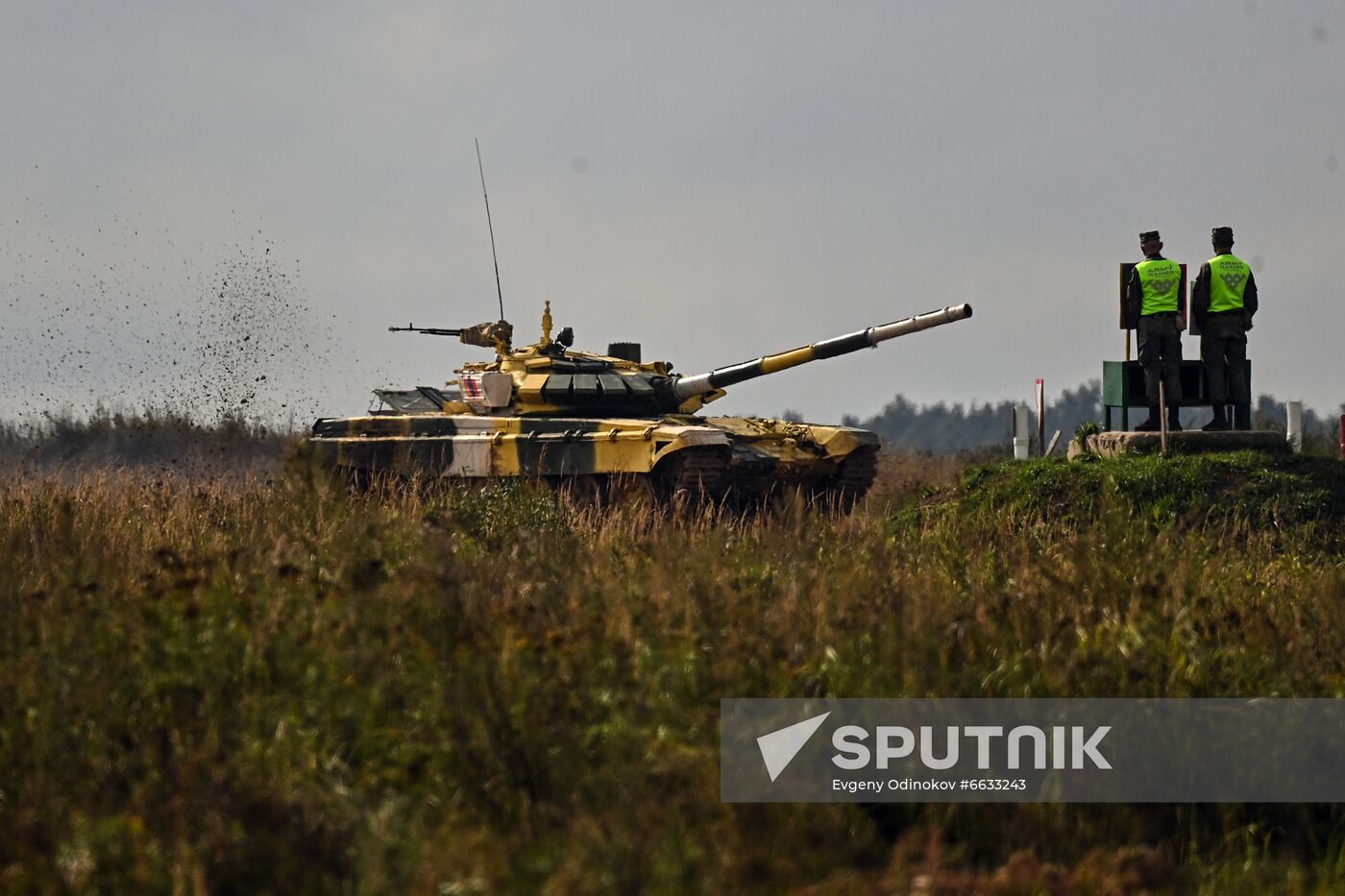 Russia Army Games Tank Biathlon