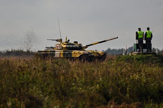 Russia Army Games Tank Biathlon