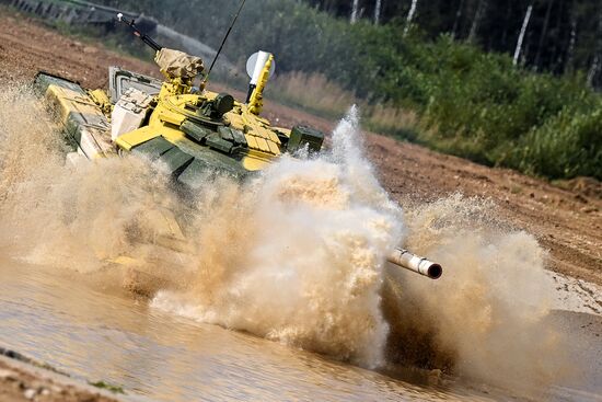 Russia Army Games Tank Biathlon