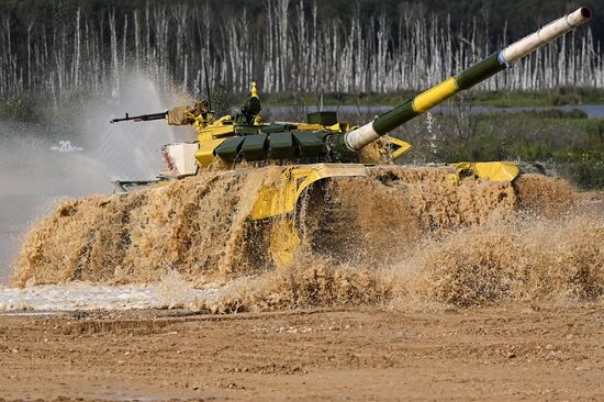 Russia Army Games Tank Biathlon